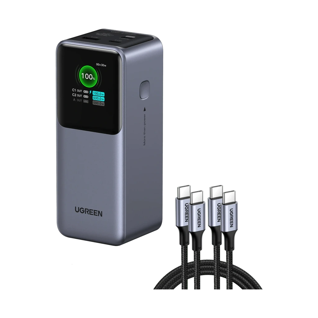 UGREEN 130W Power Bank + USB-C Cable
